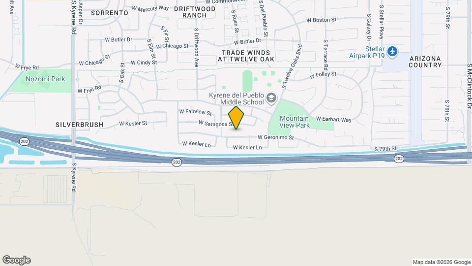 5214 W Geronimo St Mapa y Detalles de la Ubicación