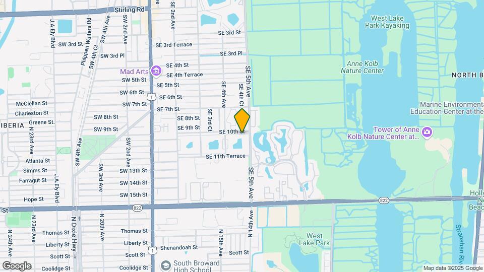 424 SE 10th St Map and Location Details