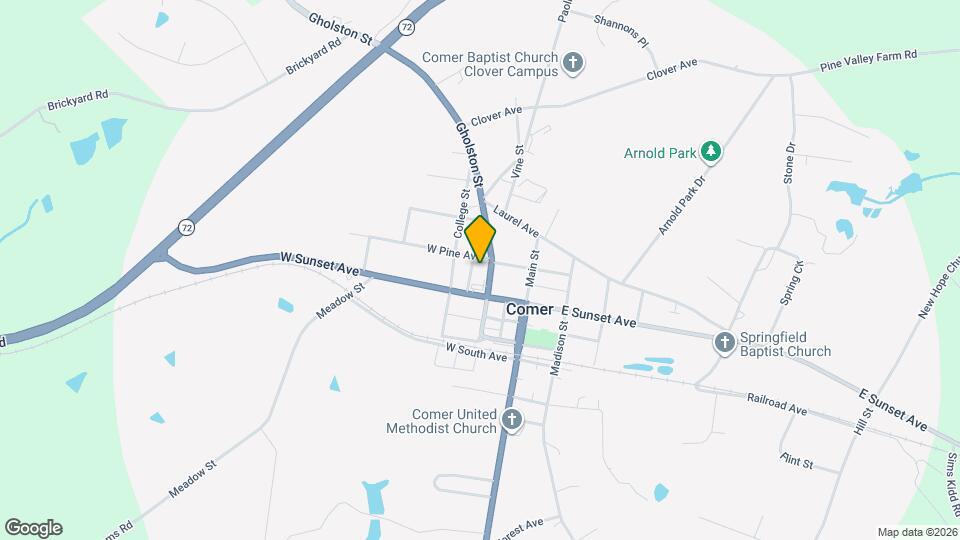 153 Gholston St Mapa y Detalles de la Ubicación