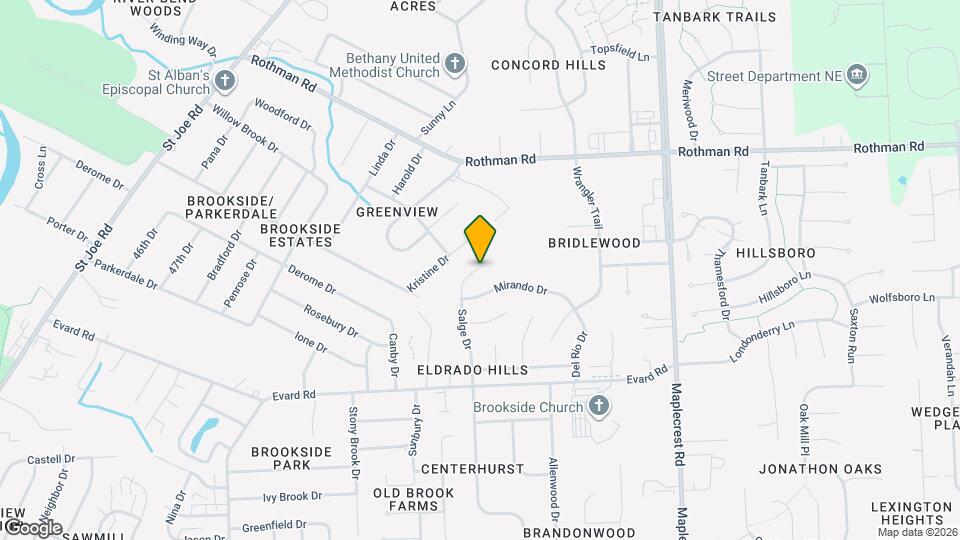 7024 Salge Ct Map and Location Details