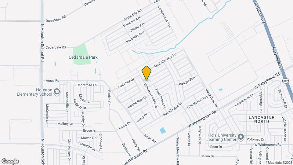 3124 Crimson Clover Dr, Unit 3 Mapa y Detalles de la Ubicación