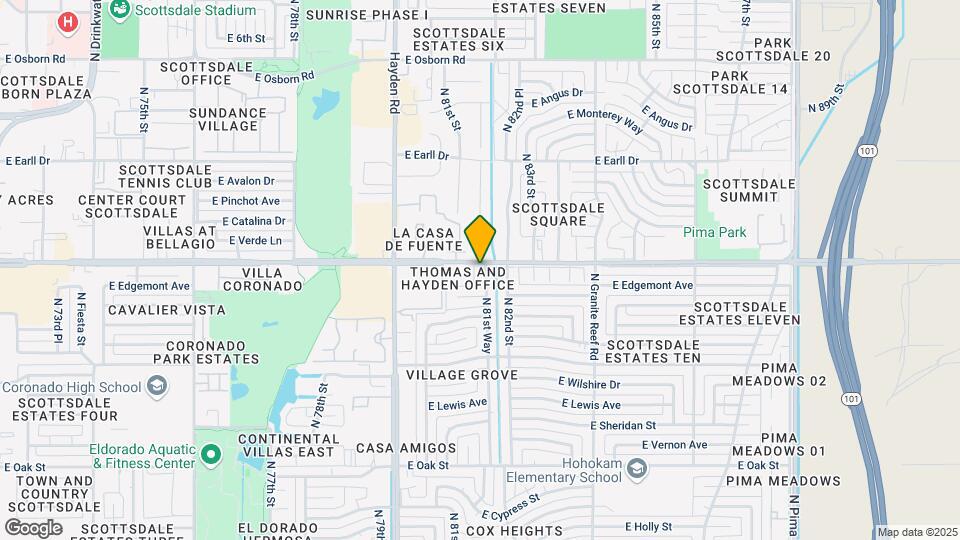 2844 N 81st Way Map and Location Details