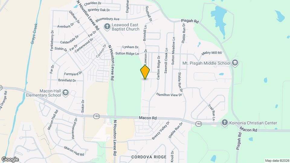 1424 Marhill Cove Mapa y Detalles de la Ubicación