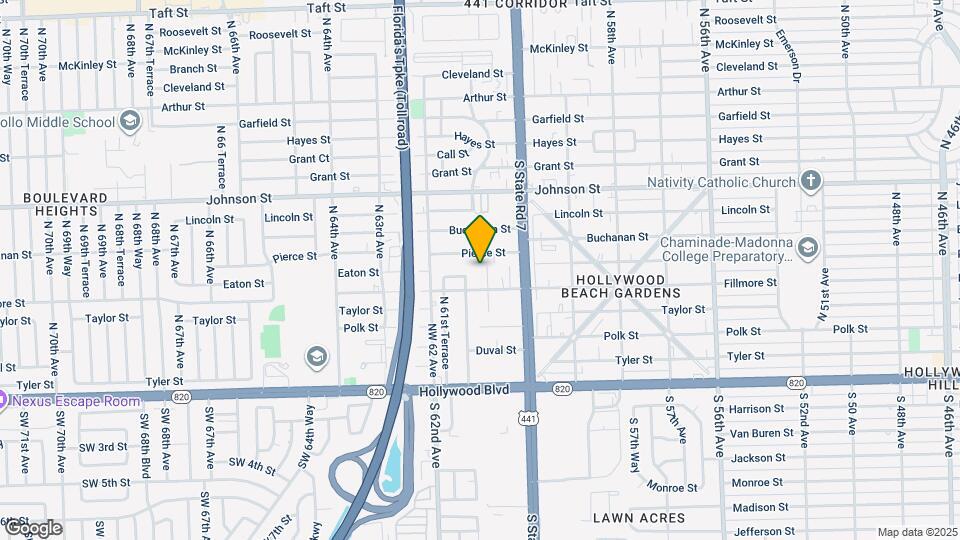 520 NW 60th Way Map and Location Details