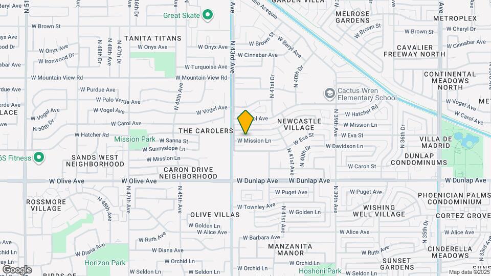 4228 W Mission Ln Mapa y Detalles de la Ubicación