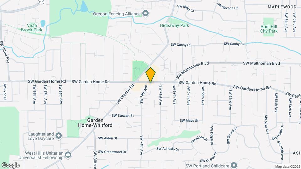 7300 SW Garden Home Rd Mapa y Detalles de la Ubicación