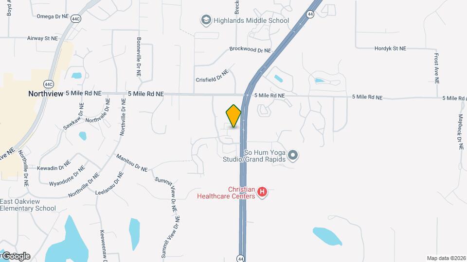 4326 Pine Forest Blvd NE Map and Location Details