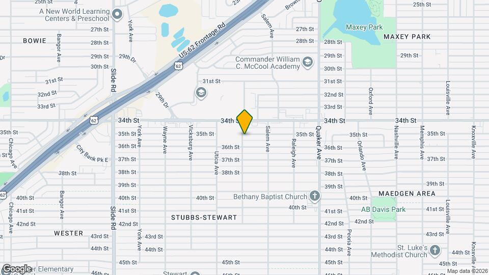 4621 35th St Map and Location Details