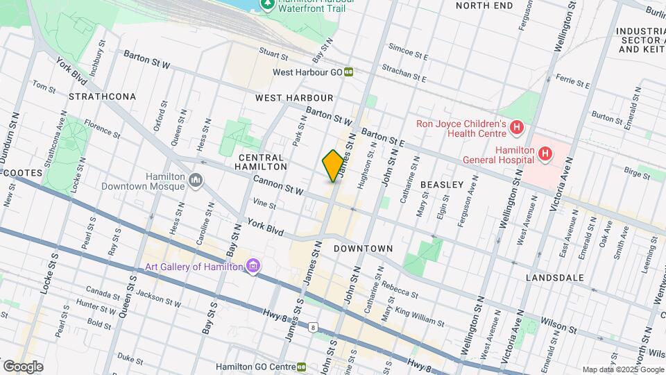 181 James St N Map and Location Details