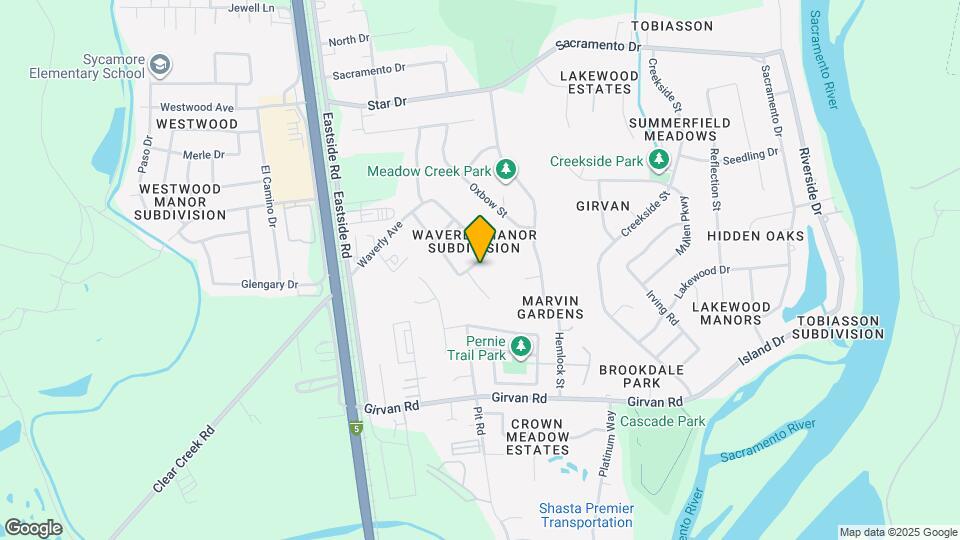 2551 S Waverly Ave Map and Location Details