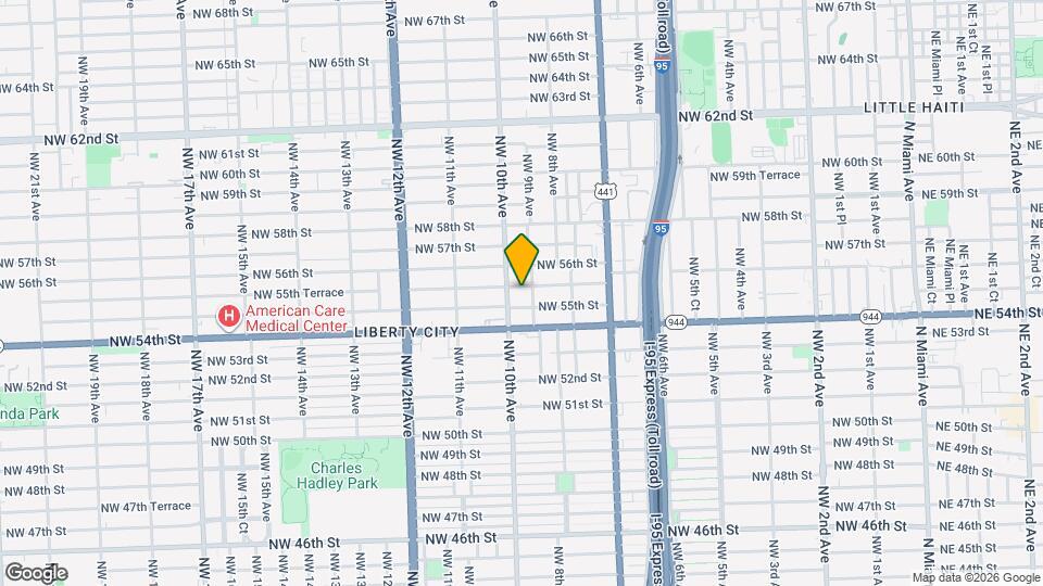 920 NW 55th Terrace Map and Location Details