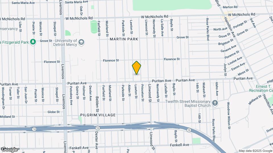 16134 Lawton St Map and Location Details