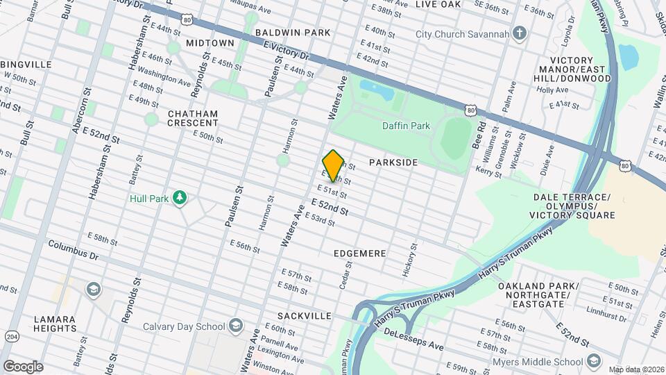 1122 E 51st St Map and Location Details