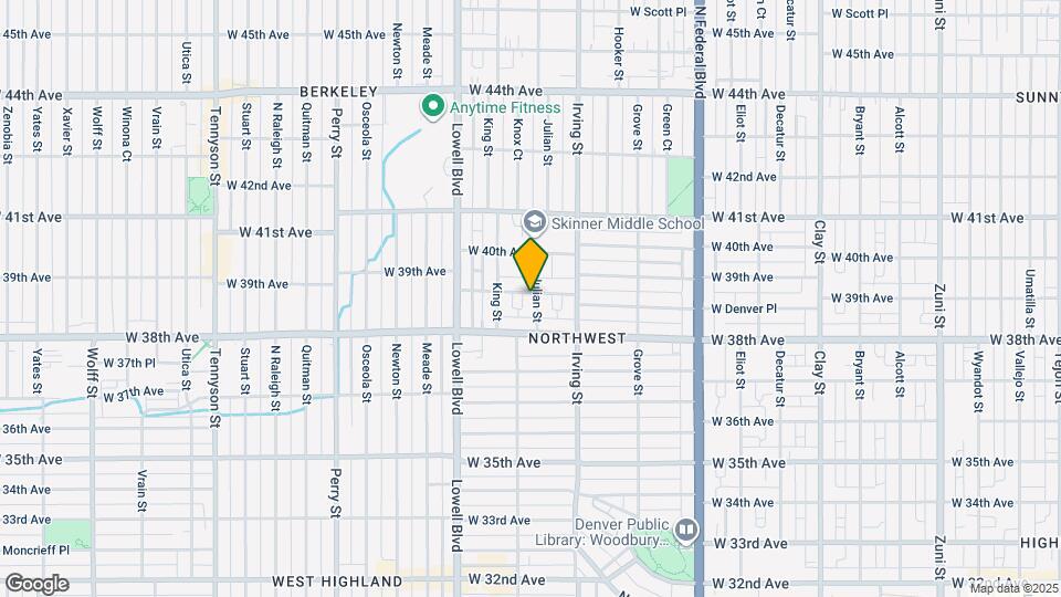 3853 Julian St Map and Location Details