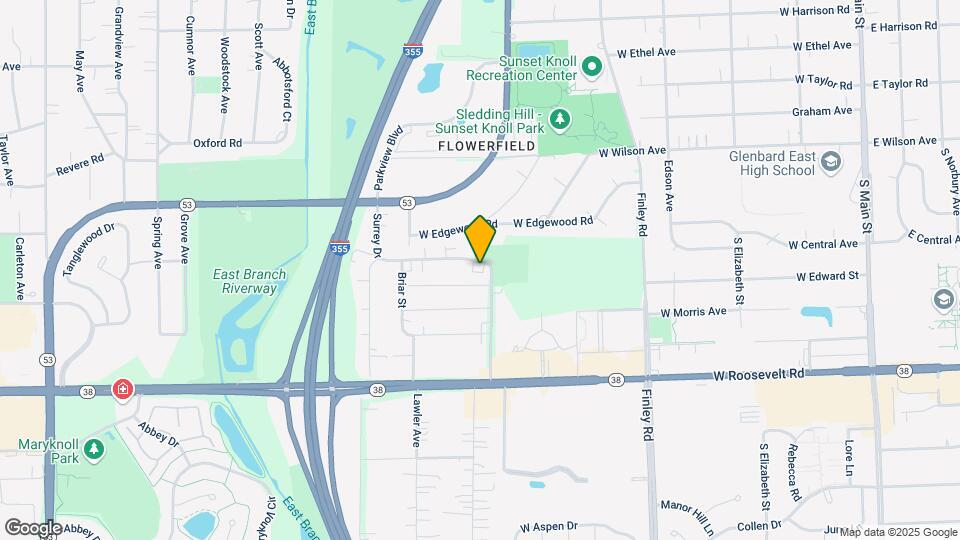 1185 Surrey Dr Mapa y Detalles de la Ubicación