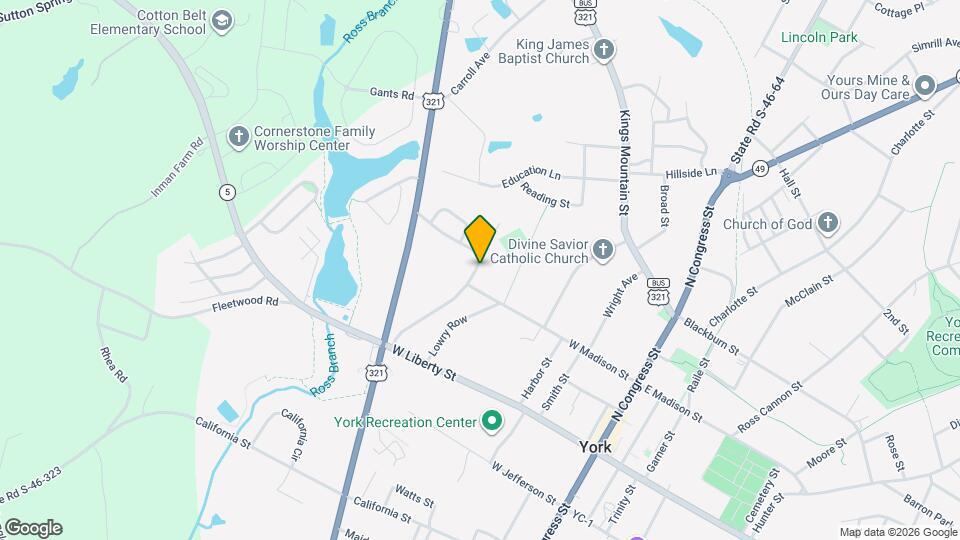 208 Washington St Map and Location Details