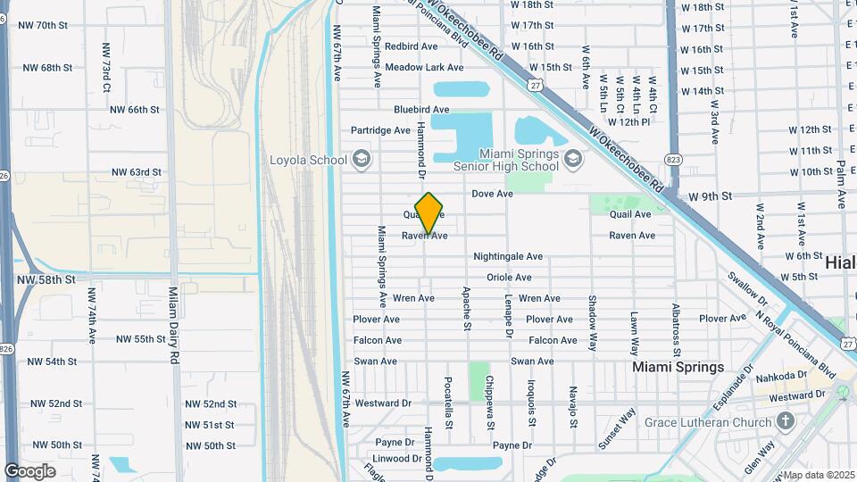 1096 Raven Ave Map and Location Details