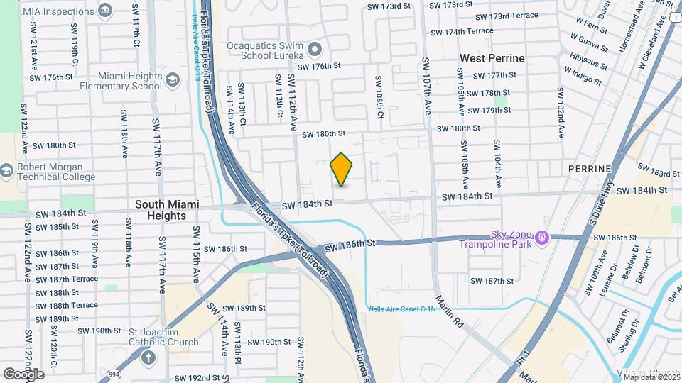18330 SW 109th Ave Map and Location Details