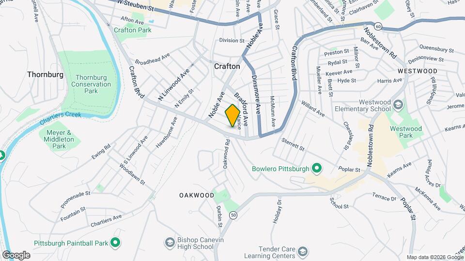 1832 Crafton Blvd, Unit 1832A Map and Location Details