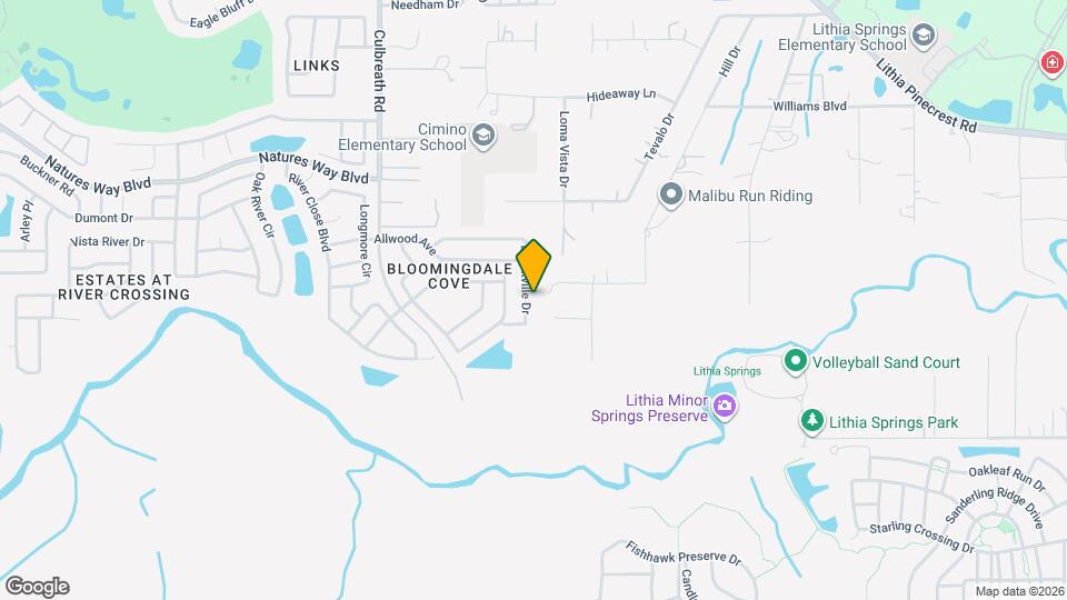 2717 Brookville Dr Mapa y Detalles de la Ubicación