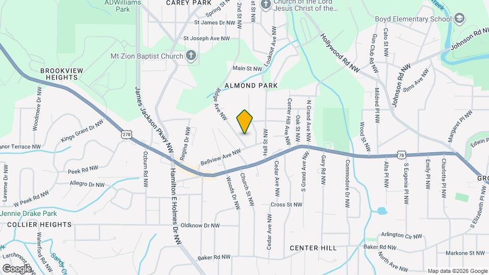 841 Ridge Ave NW Map and Location Details