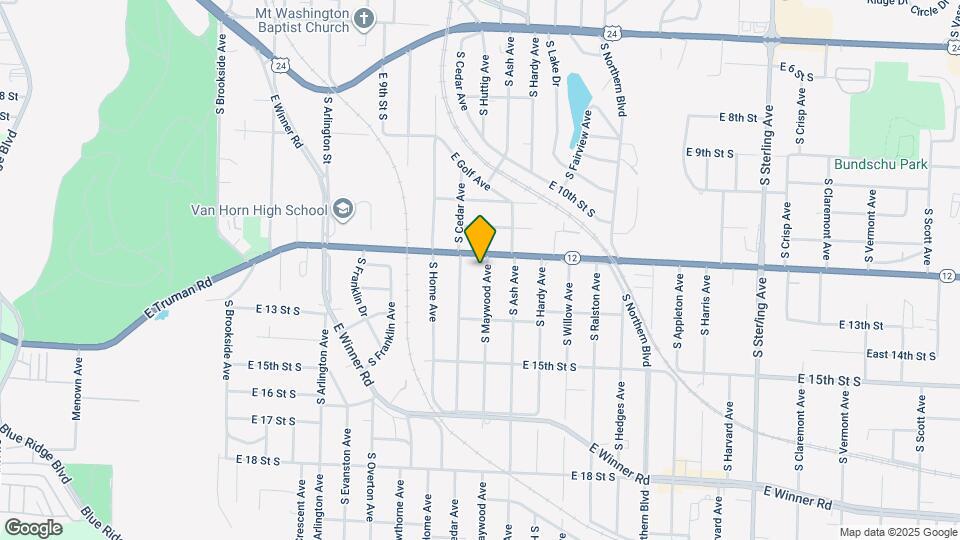 1208 S Maywood Ave Map and Location Details