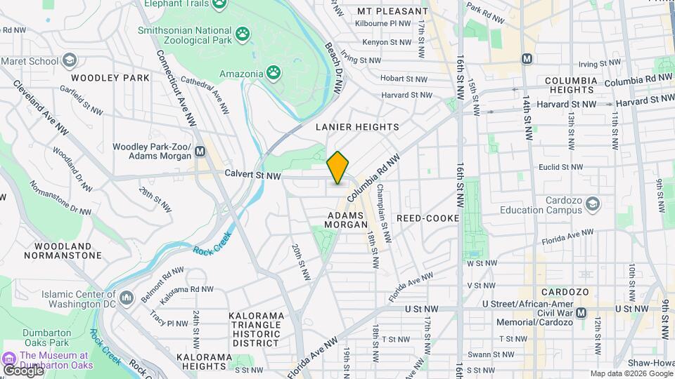 1821 Biltmore St NW Map and Location Details