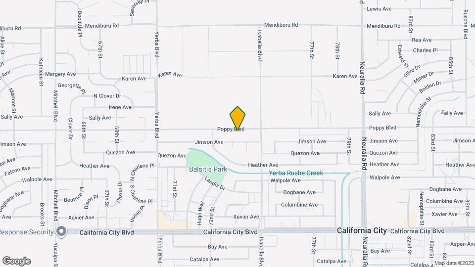 7316 Poppy Blvd Map and Location Details