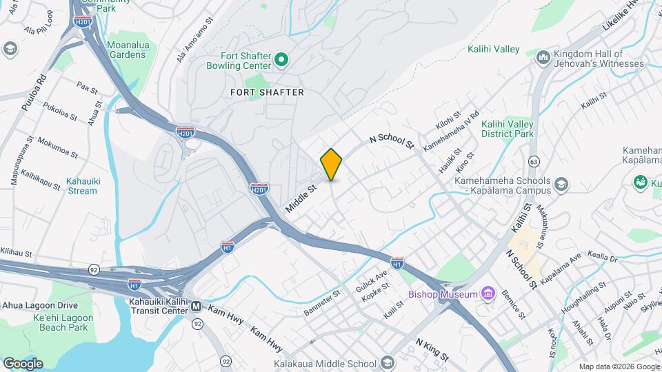 1470 Ala 'Amo'amo St Map and Location Details