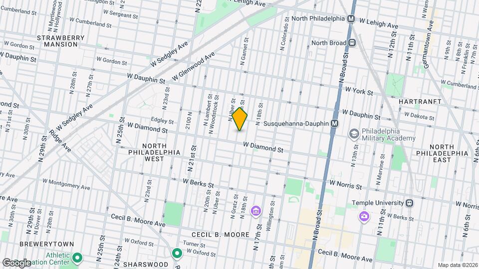 2123 N 19th St Map and Location Details