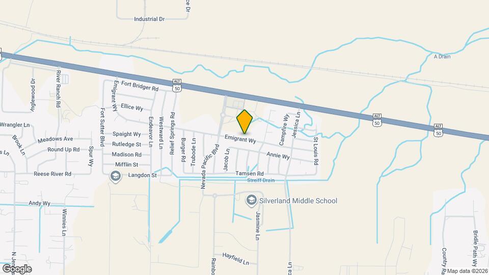 250 Emigrant Wy Map and Location Details