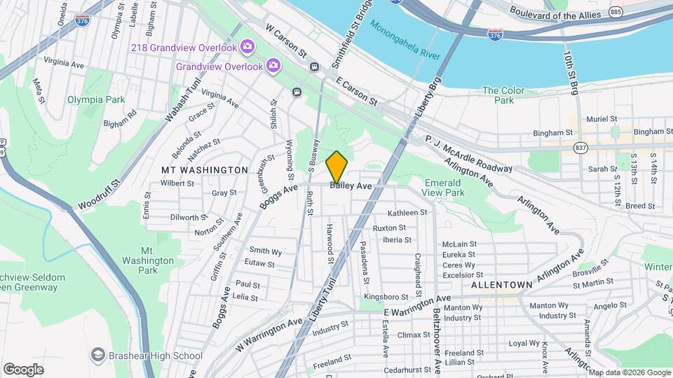 122 Bailey Ave Map and Location Details