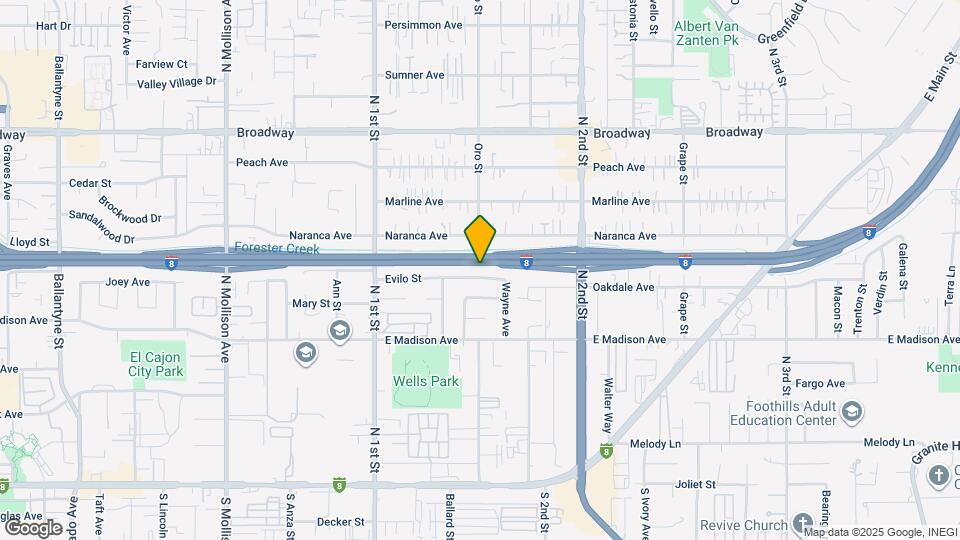 1202 Evilo St Map and Location Details