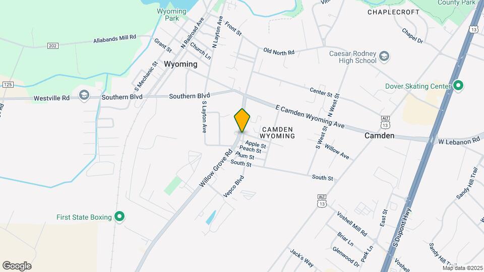 55 S Caesar Rodney Ave Mapa y Detalles de la Ubicación
