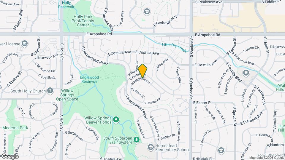 7030 S Magnolia Cir Map and Location Details