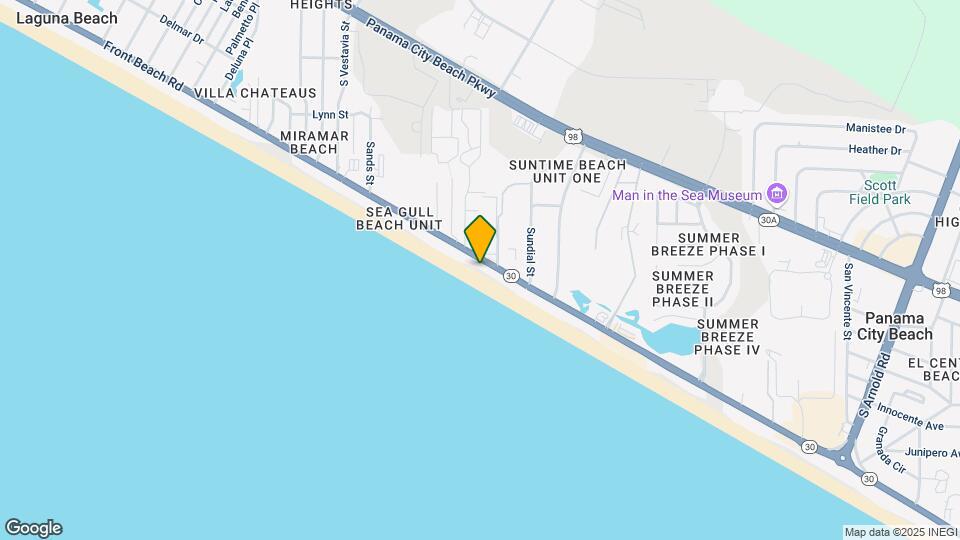 17609 Front Beach Rd Map and Location Details