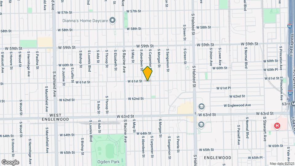 1041 W 61st St Map and Location Details