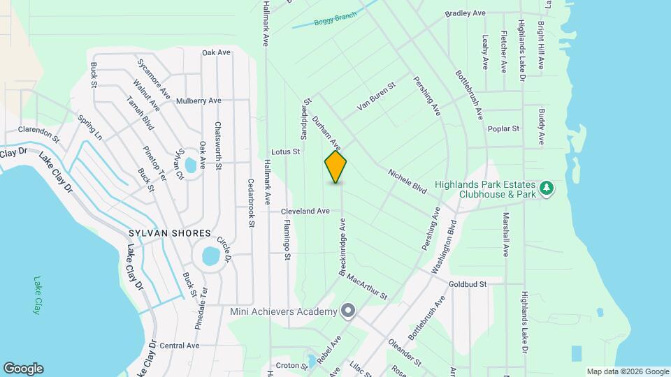 1092 Breckinridge Ave Map and Location Details