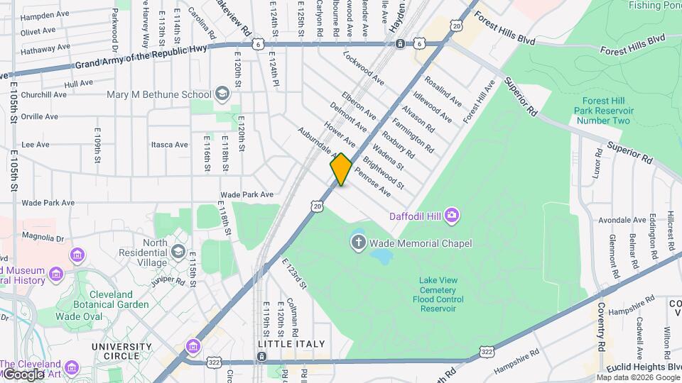 1811 Lakeview Rd Map and Location Details