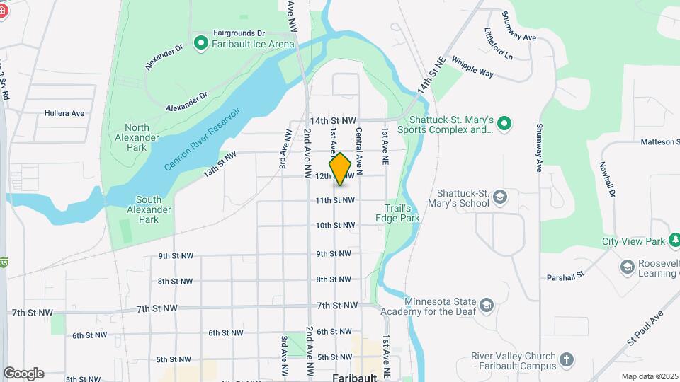 1109 1st Ave NW, Unit 2 Map and Location Details