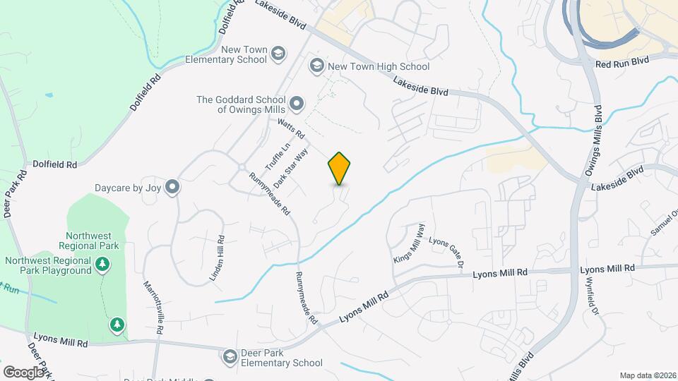 9542 Watts Rd Map and Location Details