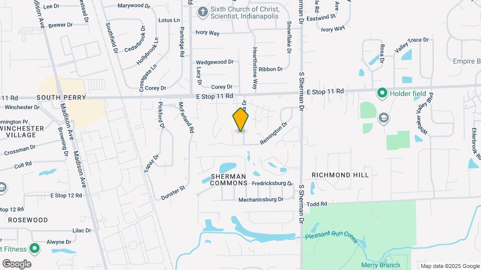 8126 Xenia Dr Map and Location Details