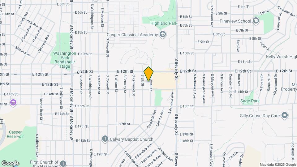 1302 S Lowell St Map and Location Details