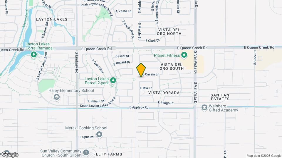 1236 E Nightingale Ln Map and Location Details