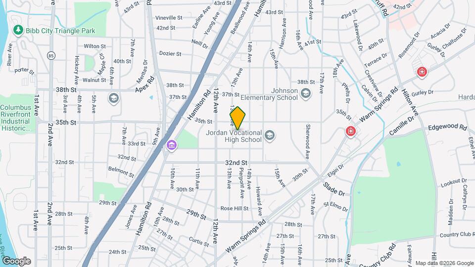 3404 13th Ave, Unit B Map and Location Details