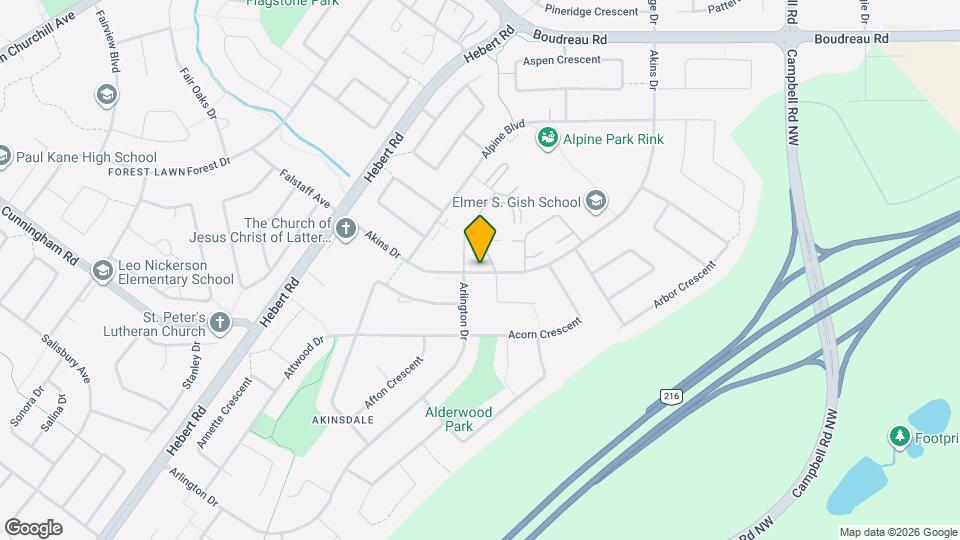 45 Akins Dr Map and Location Details