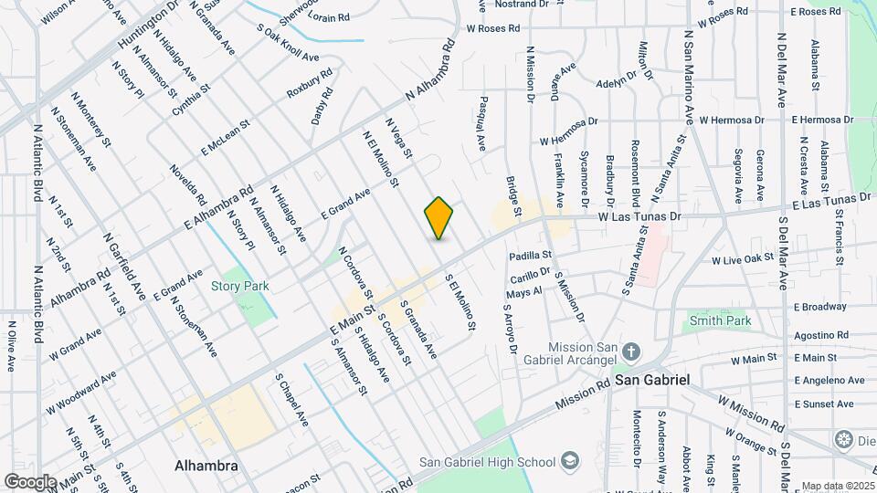 18 N El Molino St Map and Location Details
