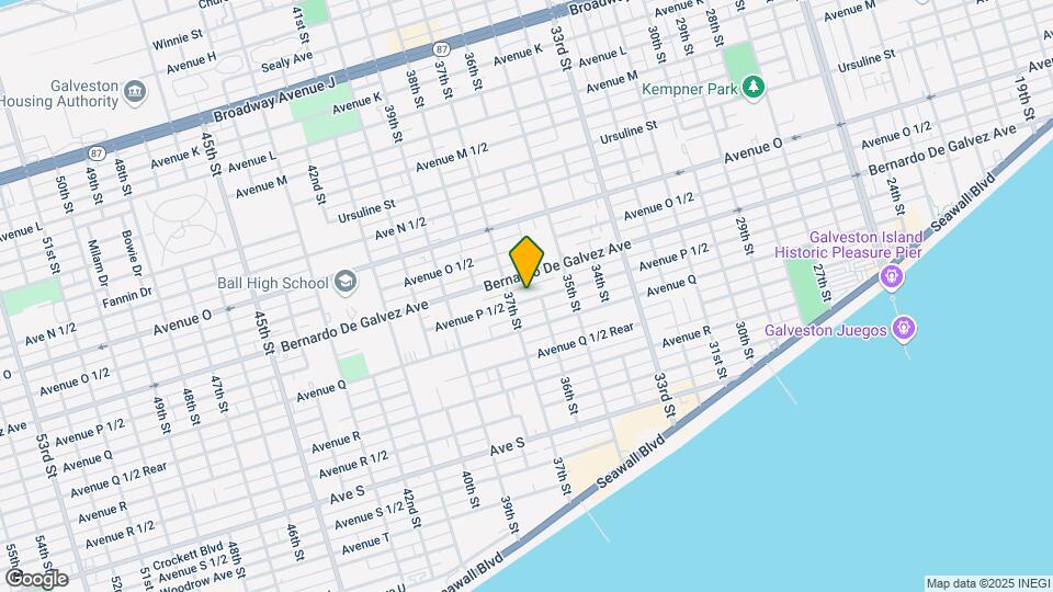 3614 Avenue P 1/2 Map and Location Details
