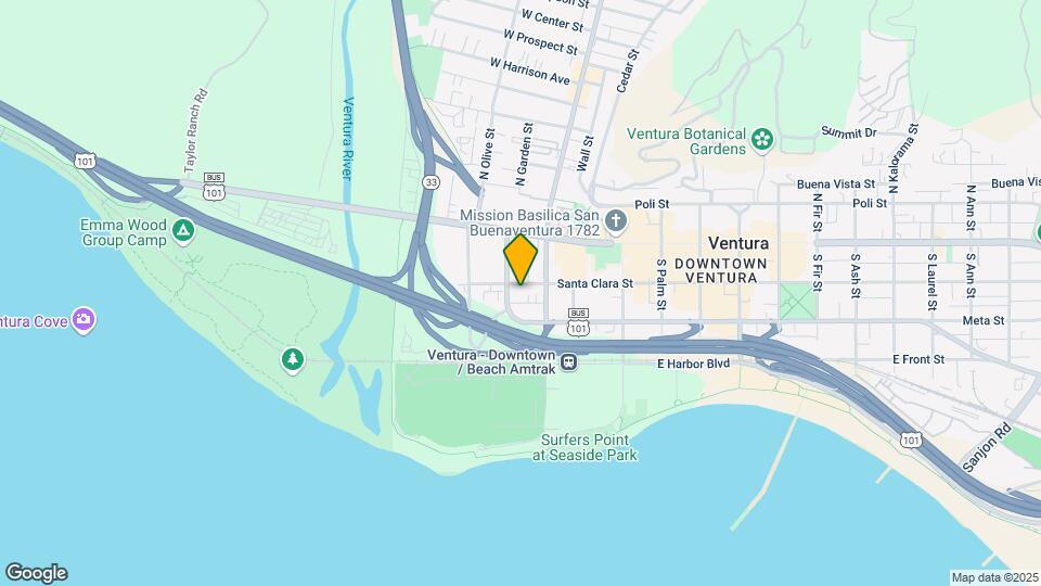 Santa Clara Courts Apartments of Ventura Mapa y Detalles de la Ubicación