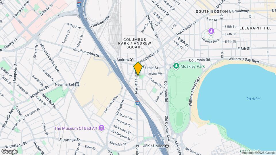 634 Dorchester Ave, Unit 1 Map and Location Details